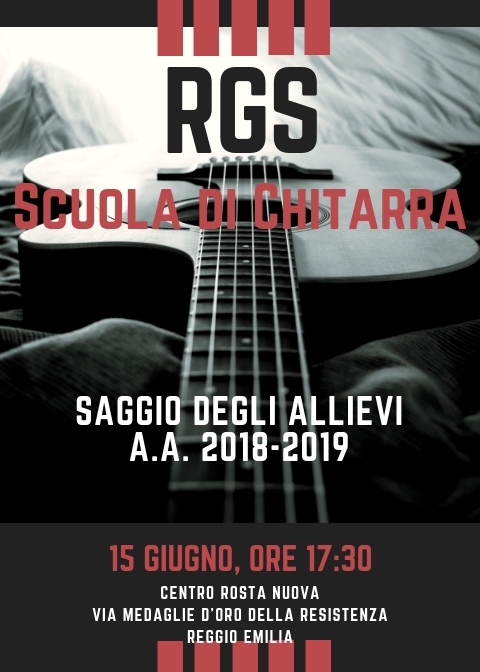Locandina Saggio Chitarra 2019