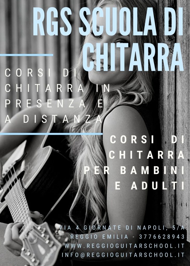 Corsi di chitarra RGS - locandina
